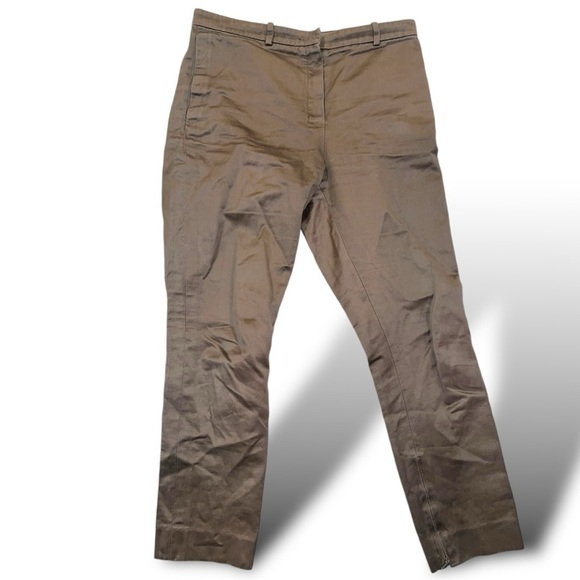 Yves Saint Laurent Pants - Vintage Yves Saint Laurent Rive Gauche Brown Straight Leg Trousers Pants Size 40